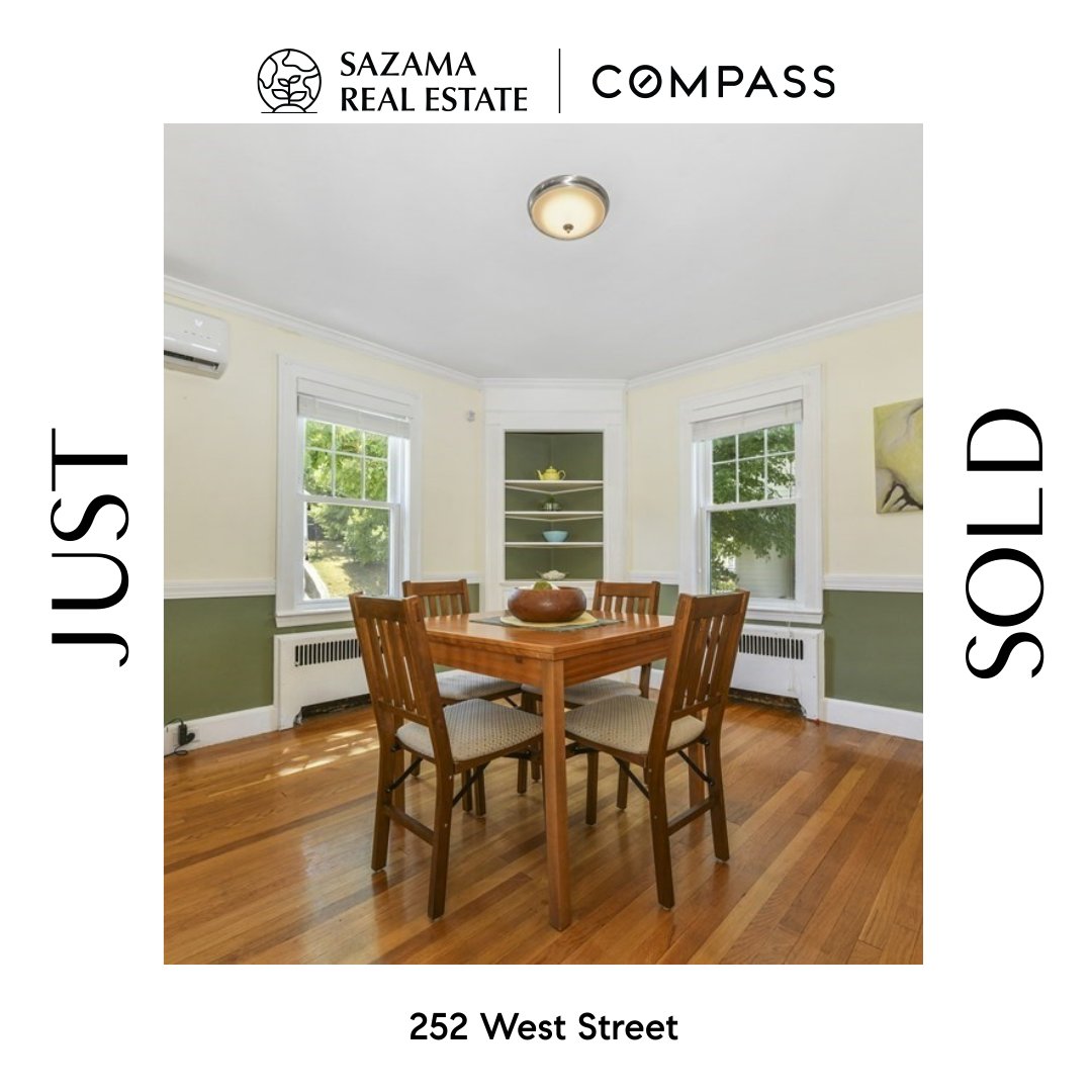 JUST SOLD!  CALL Ken Sazama REALTOR®️ and the TEAM at Sazama Real Estate to buy or sell your home! 🏠🏘🏡   We care about you, your home and our planet. 🌎 #252WestSt #BostonRealEstate #SazamaRealEstate #JamaicaPlainProud