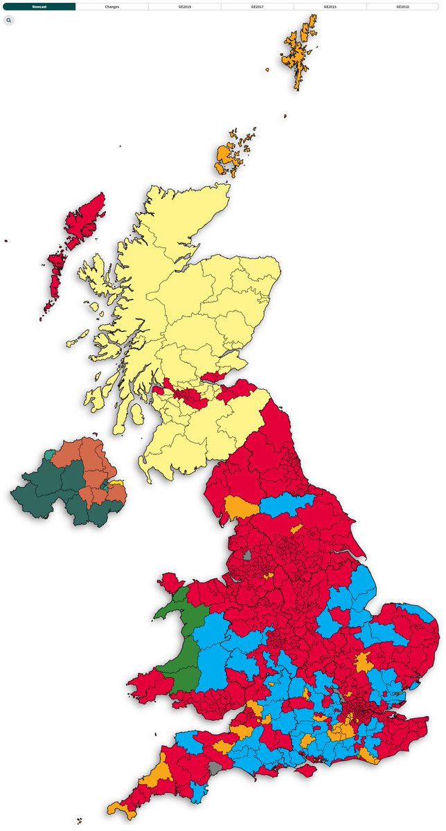 What *That* YouGov poll could look like in a General Election: LAB: 498 (+296) CON: 61 (-304) SNP: 36 (-12) LDM: 29 (+18) PLC: 4 (=) Others: 2 (+2) GRN: 1 (=) NI: 18 Labour Majority of 346