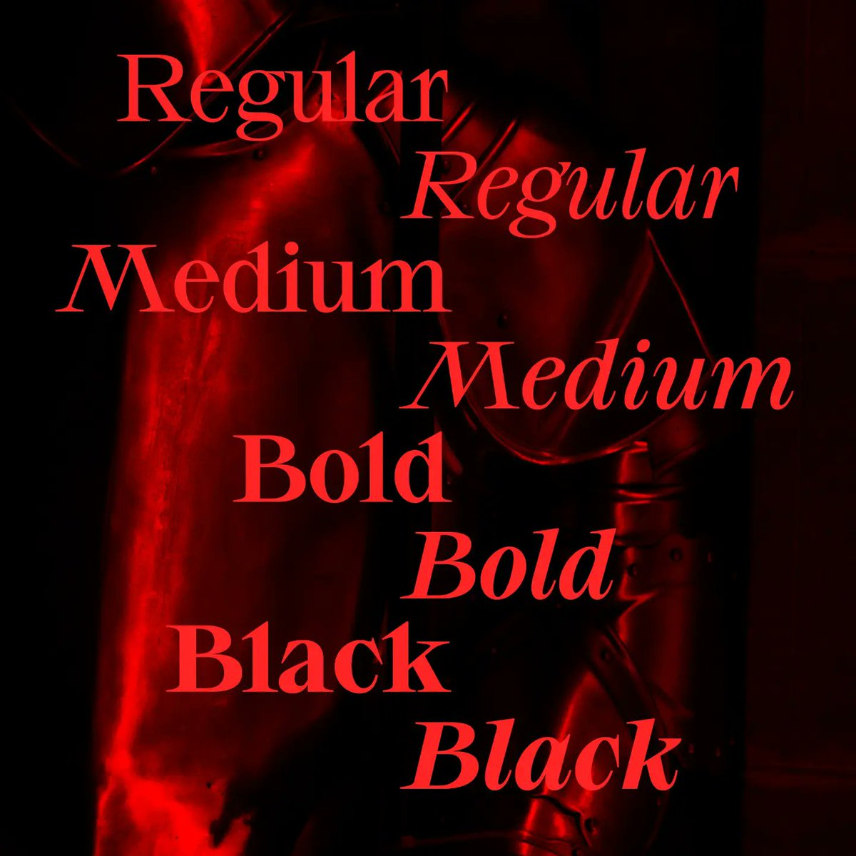 fuerte_type's tweet photo. 📢🆎️NEW TYPEFACE: Sakral⚔️ go test it out and know more about it 👉https://t.co/tnEPQ92J6v
.
#typeface #typedesign #typography #graphicdesign #visualcommunication #fonts #newtypeface #newfont #serif https://t.co/bEr6LawYvr