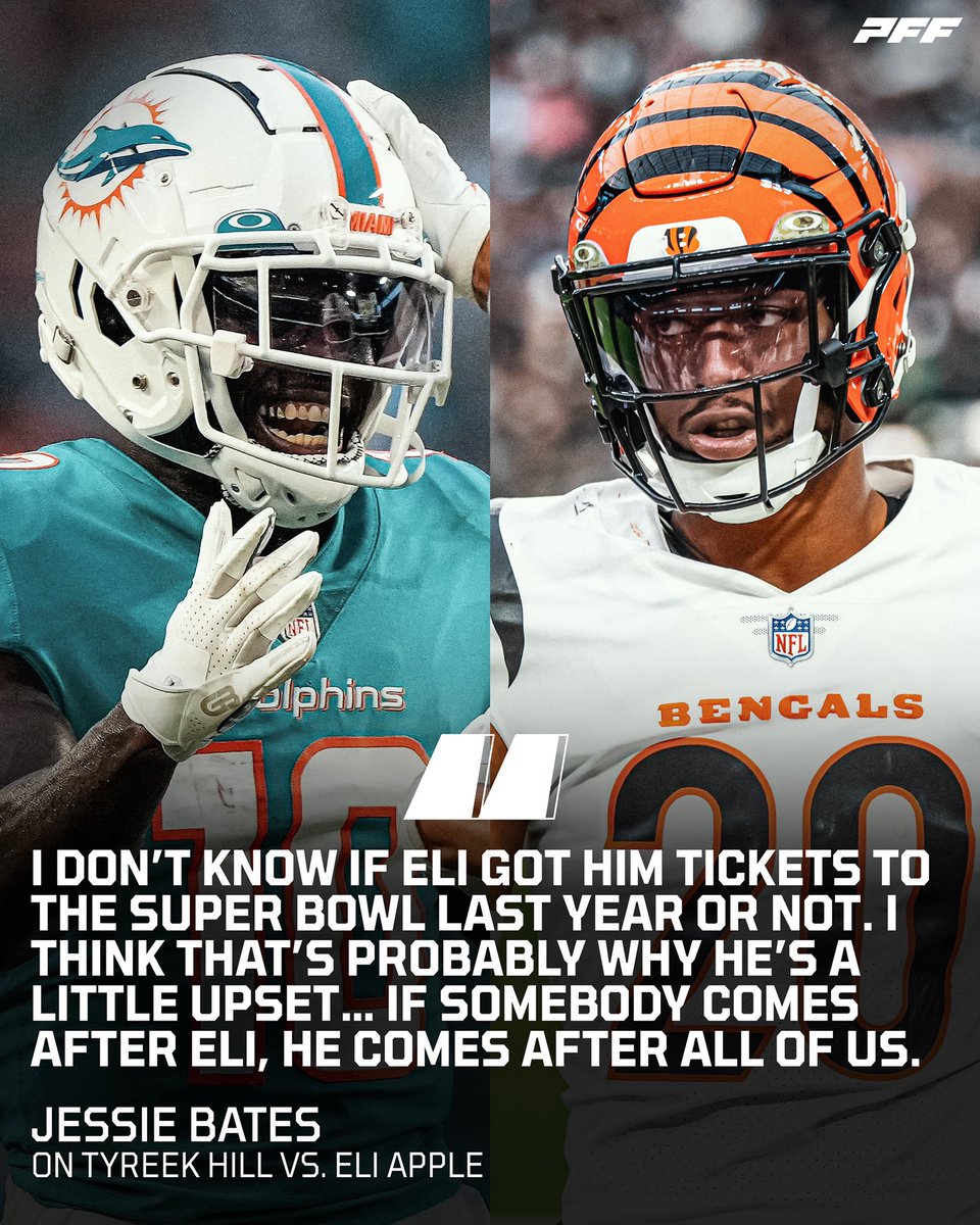 FauxJeaux's tweet photo. Eli Apple is going to shut down Tyreek Hill. 🍏🍏 #TNF https://t.co/VVv0X4LYFO