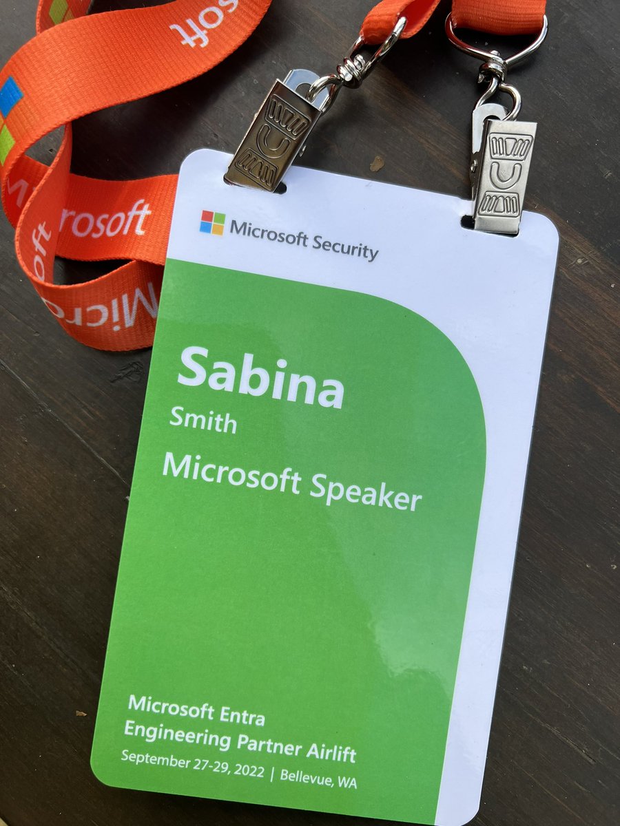 Sabina_Smith_'s tweet image. Had the pleasure of speaking alongside Rajat Luthra at the Microsoft #Entra Engineering Partner Airlift this week. A fun opportunity to dive into #microsoftauthenticator strategy and vision with knowledgeable partners from around the world.