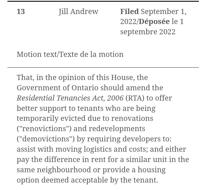 CanadaBasic's tweet photo. Well I seen this and yes I fully support @JILLSLASTWORD on this. Renovictions need to stop. 

#Motion13 October 25th #onpoli https://t.co/Hbx60j1KpU
