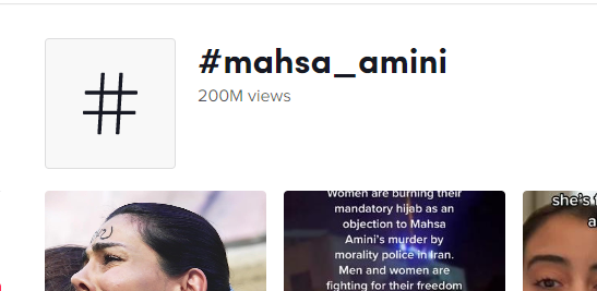 Mrftiae's tweet photo. بچه ها
هشتگ #mahsa_amini تو تیک تاک 200 میلیون بار دیده شد🤩🤯
#مهسا_امینی 
#MahsaAmini
#Opiran https://t.co/MQZ3tPkgML