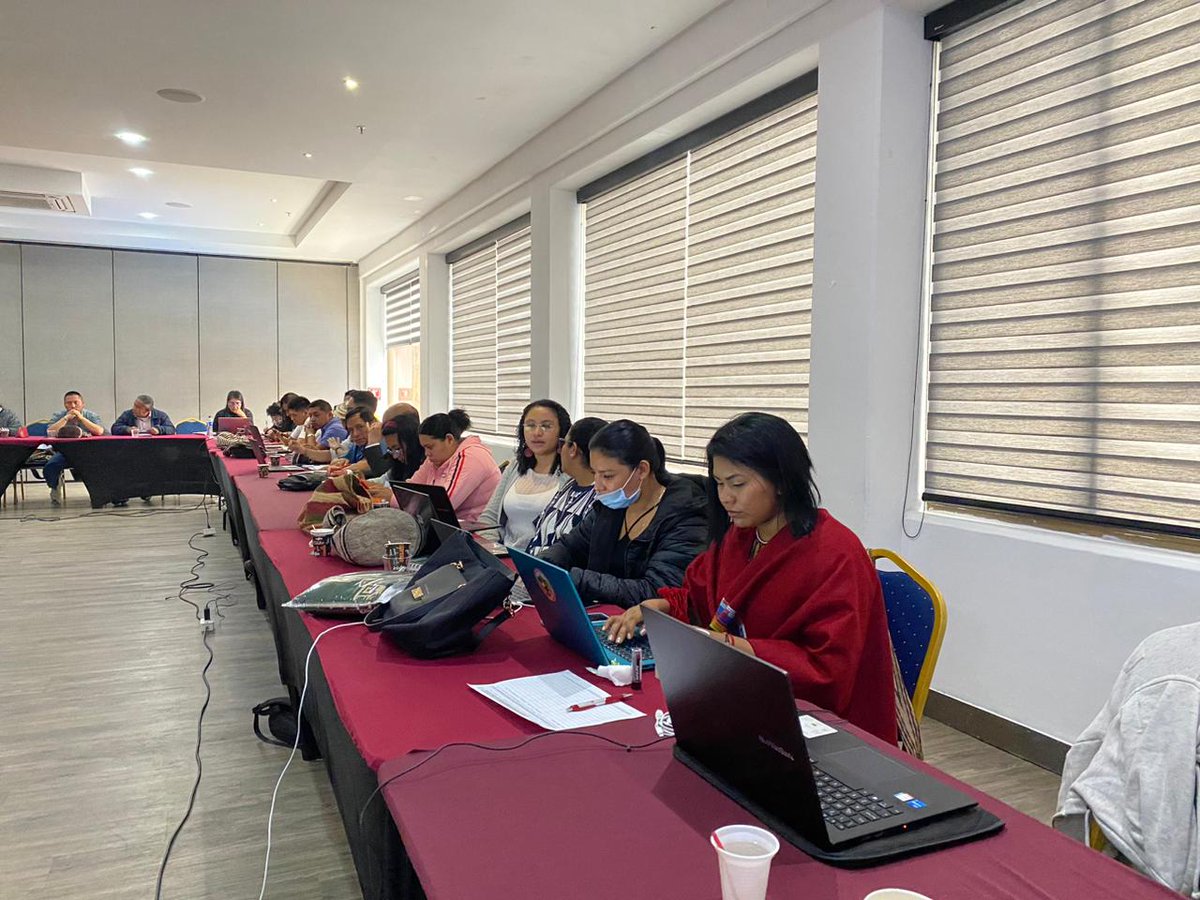 MPCindigena's tweet photo. 🗣| #InformativoMPC

A esta hora se desarrolla la Mesa Técnica en el marco de la etapa de la Preconsulta del PND 2022-2026 de manera conjunta con @Mineducacion , @DNP_Colombia, Comisiones Temáticas de la MPC y Organizaciones del Movimiento Indígena.

🤝🏼| #PlanNacionalDeDesarrollo https://t.co/JSfcjLLej5
