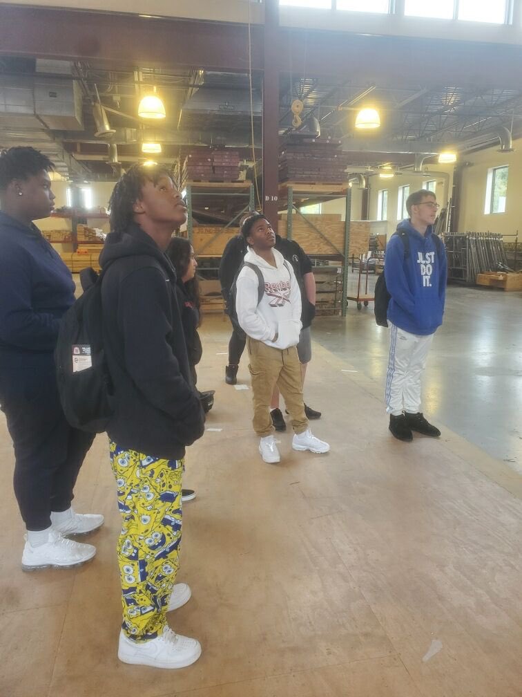 .<a href="/BFHSTigers/">Beaver Falls High School</a> students got a tour of the Carpenters Training Center in Robinson Twp. this morning where the learned about different programs offered and the benefits of apprenticeship. #BFTIGERPRIDE #BFHSforward #skilledtrades