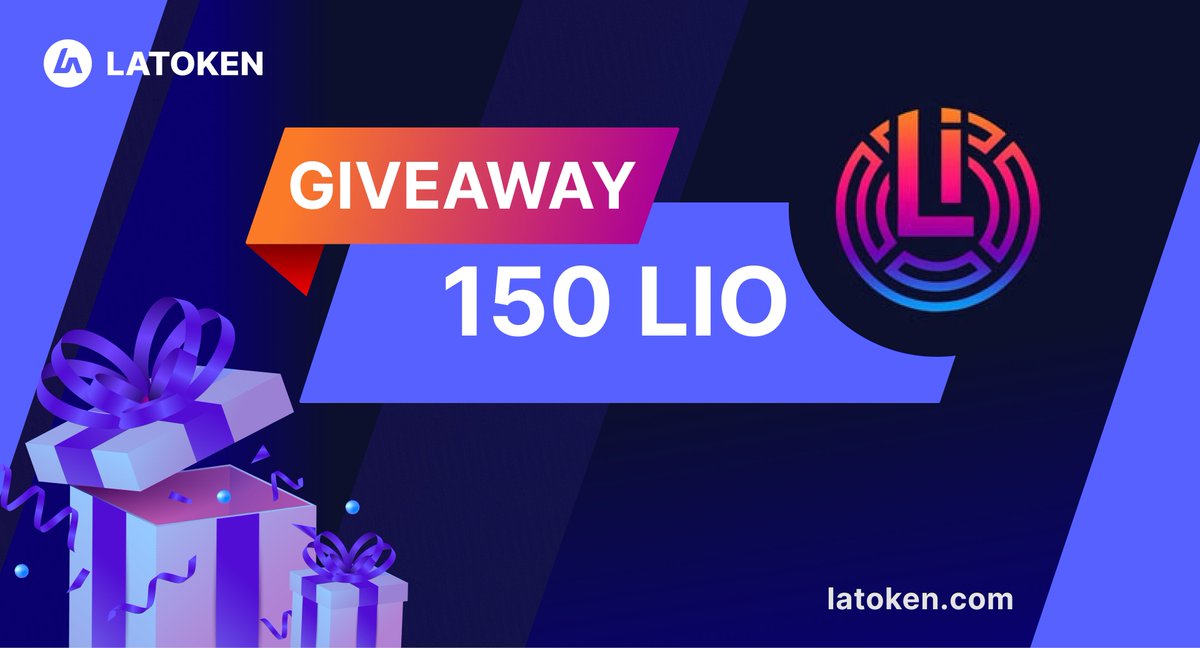 Latoken_cex's tweet photo. $2k LIO Giveaway!

🔥 570 winners
✅ Tag 5 friends, Retweet and Follow
📲 Get LATOKEN App
🎁 Buy 0.5 LIO or more for a 10% bonus!

Join Airdrop 👉 https://t.co/Is3NOP3jxK   
Complete all social task 👉 https://t.co/adu45H6Lml https://t.co/KMjImz4uq8