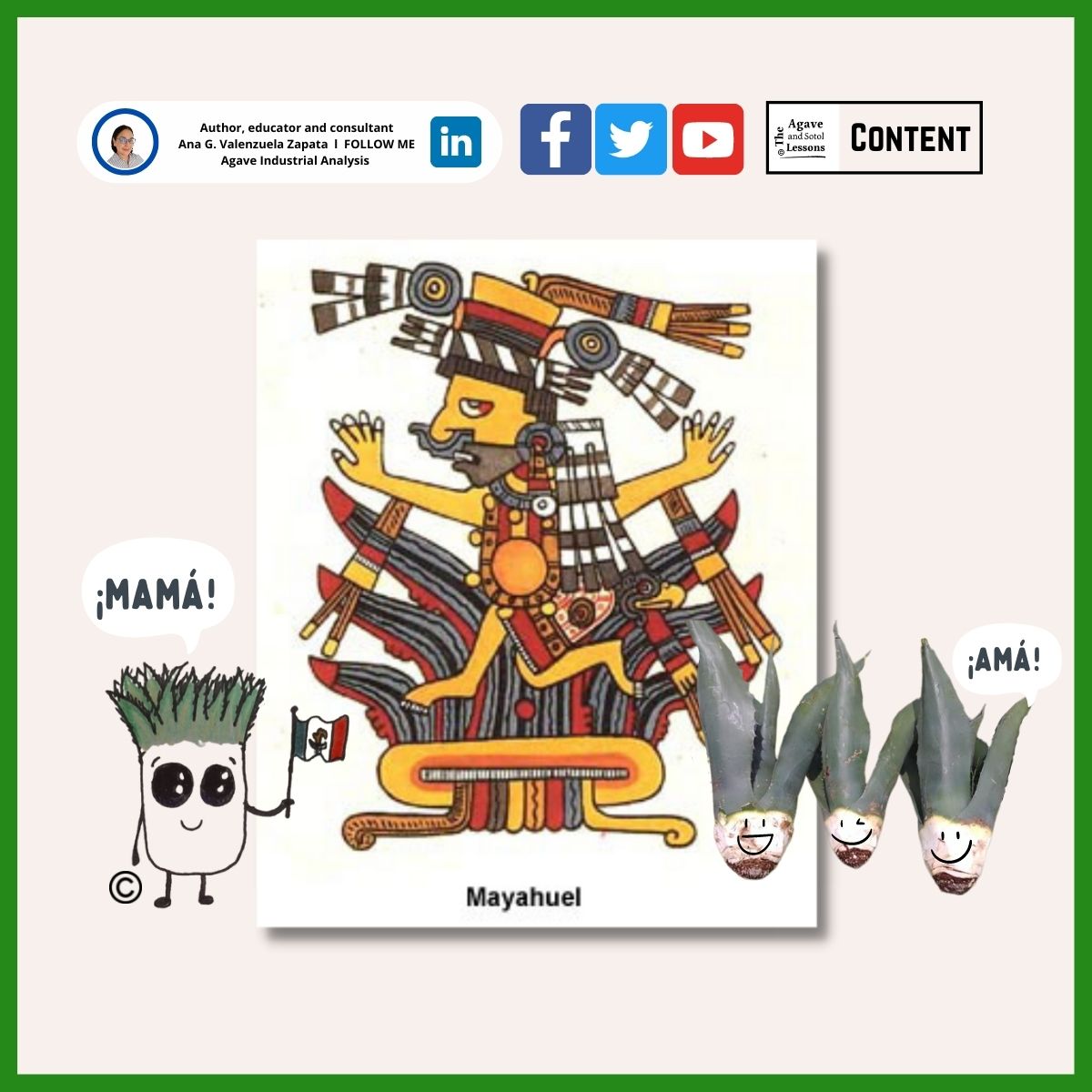 AnaValenzuelaZ's tweet photo. Mayahuel es la jefecita de los teometl. #agave #agavelessons #pulque #octli https://t.co/1lqZSv1h8m