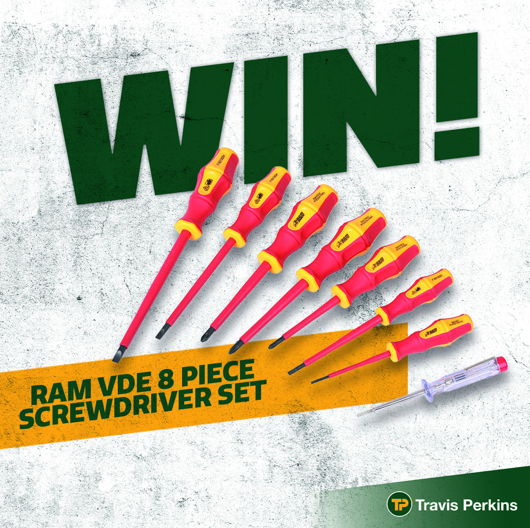 Power up your toolkit with the chance to #win a Ram VDE 8 Piece Screwdriver Set!
For your chance to win: - Retweet this post - Like this post - Tweet with your current job below! #Competition ends midnight 03/10/22. * T&amp;C’s apply: 
bit.ly/3LSXfwY