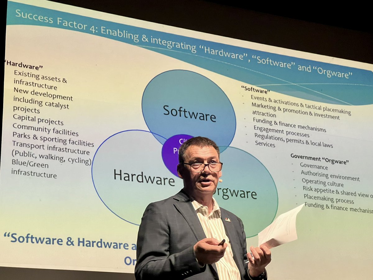 #PlacemakingX board chair <a href="/PlaceGovPartner/">Peter Smith</a> shares how he makes #placemaking and #placegovernance transformative for local government &amp; building #PoliticalCapital &amp; #PlaceCapital. 

#PlacemakingWeekEurope
