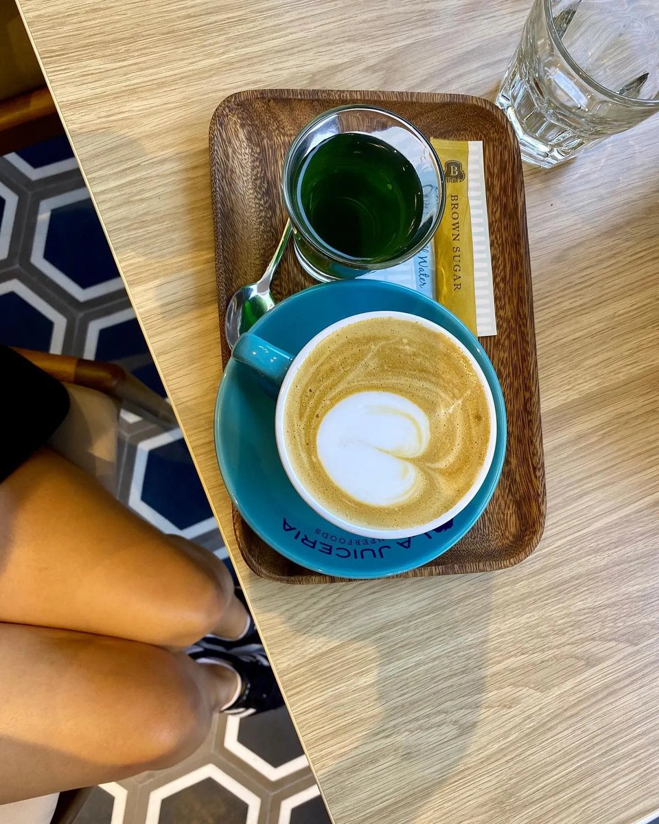 Breakfast Time with my favorite #cappuccino #coffeelover #coffeemorning