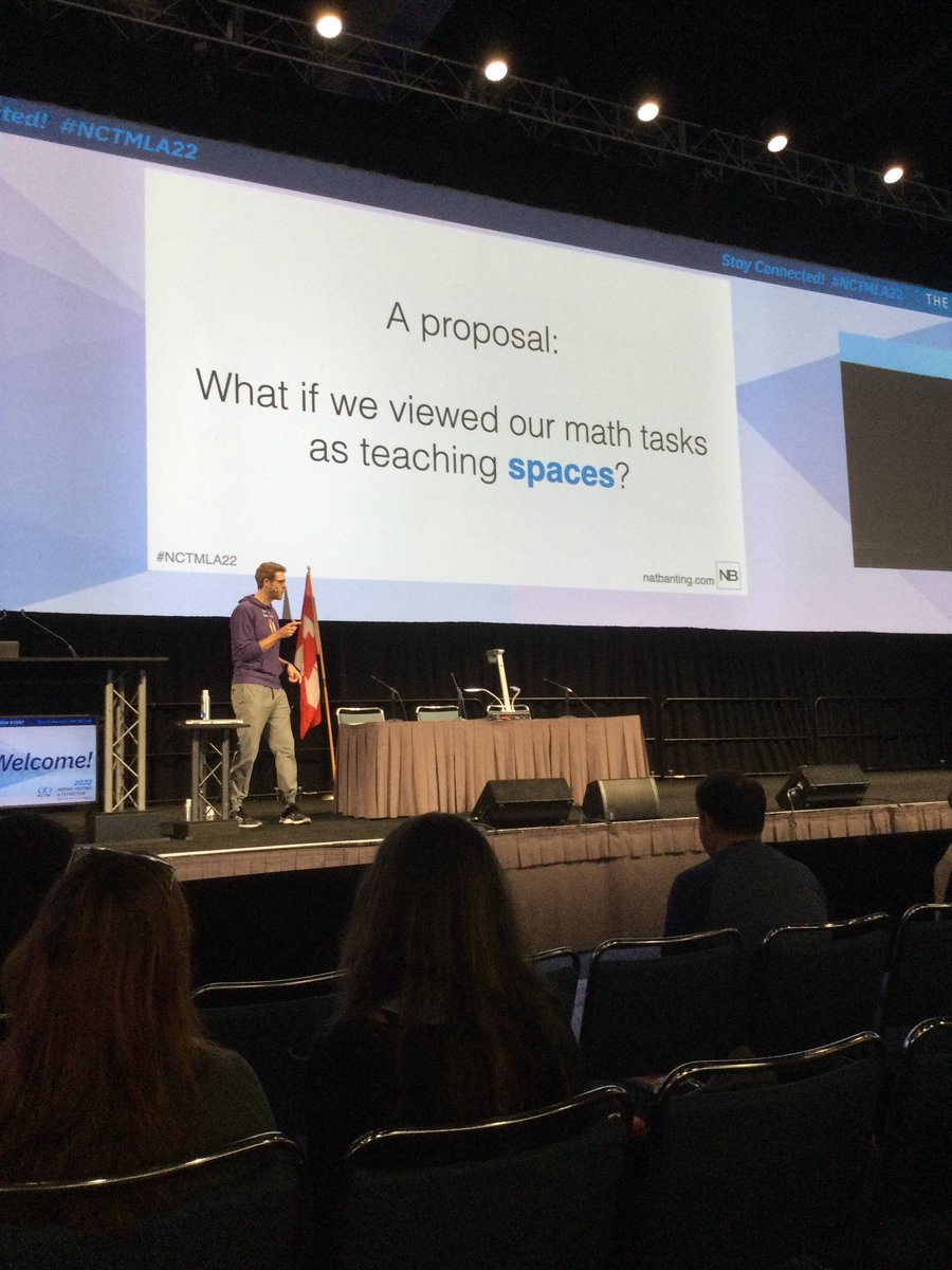 KGruizenga's tweet image. What an awesome idea @NatBanting ! Vibrant math classes are built in vibrant spaces of activity. #NCTMLA22 #mctmmath