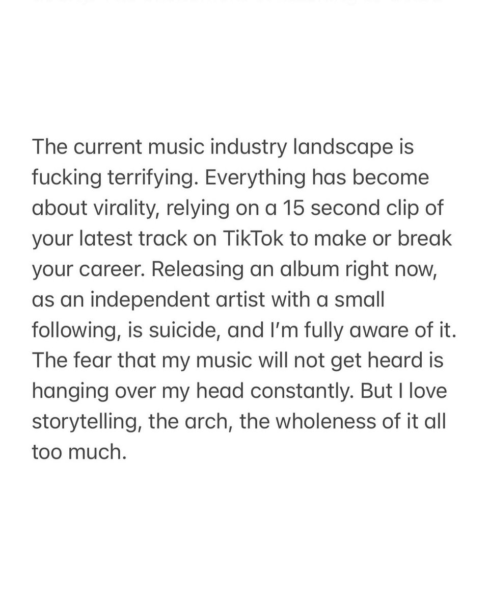 AmelleRose7's tweet photo. some thoughts about the music industry https://t.co/Y2TCn7UDbu