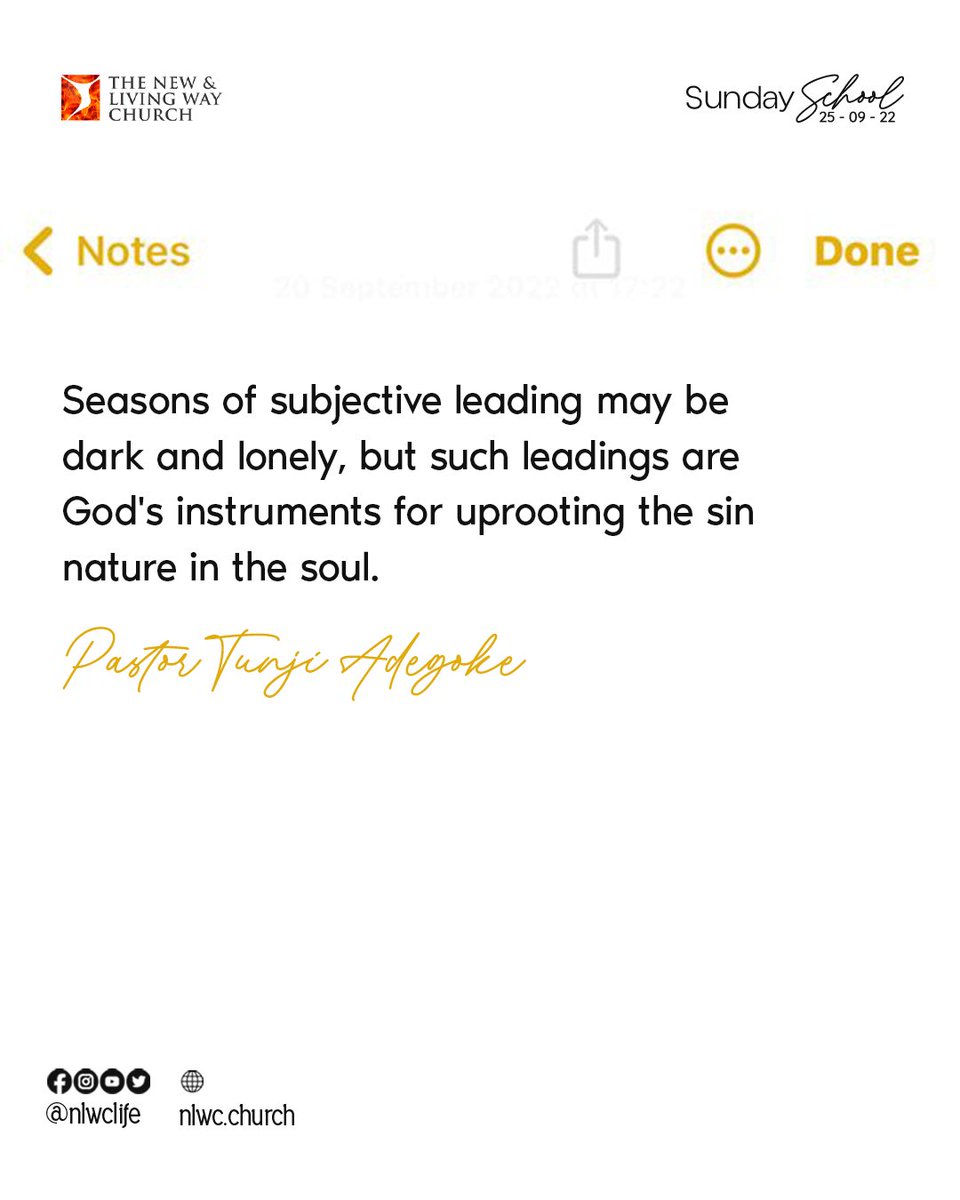 nlwclife's tweet photo. SUNDAY SCHOOL EXCERPTS!
Beloved,
Last Sunday, we began the Sunday School series, How to be Led by the Spirit of God.
Here are excerpts to refresh your heart...
Please stay blessed and enjoy the Spirit!
#SundaySchoolExcerpts
#NLWC https://t.co/CHHDCLwhdg
