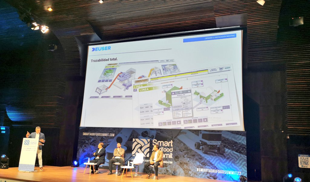 Super integrantes las herramientas que plantea Deuser en la mesa redunda: Innovación en la cadena agroalimentaria: Trazabilidad, Blockchain, cadena de frio y nuevas soluciones tecnológicas
<a href="/Smart_Agrifood/">Smart AgriFood</a>