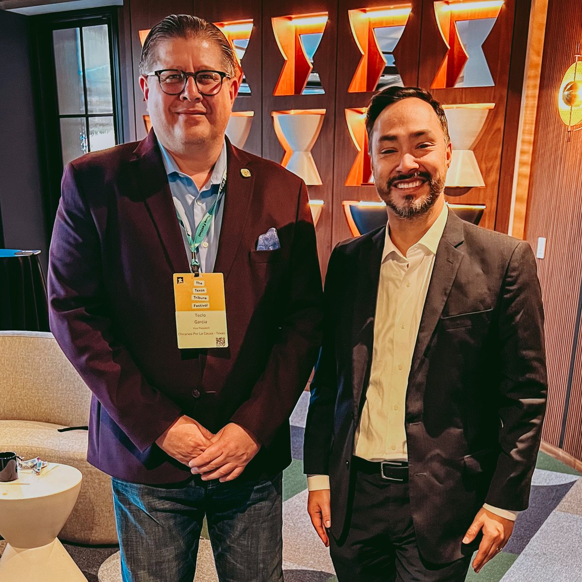 WeAreCPLCTX's tweet photo. Great catching up with so many Texas leaders at #TribFest22. The hospitality and array of panels, book signings, and meet and greets we were able to attend propelled our push in the Texas market even more. We can't wait for next year @TexasTribune! @teclogar https://t.co/Iwd0oMfTox