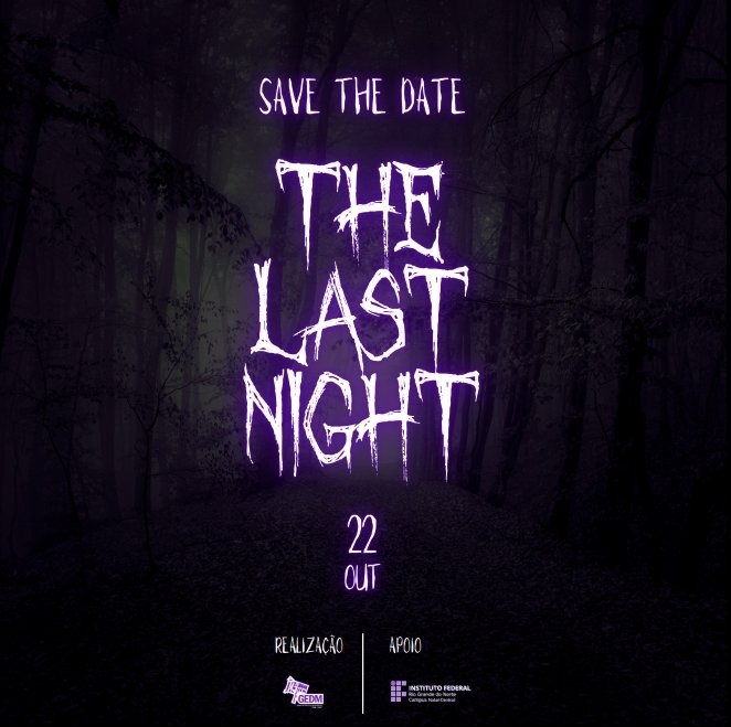 gedmifrn's tweet photo. E com a data atualizada, no sábado, dia 22 de outubro, será a última noite de vocês. Já estão com a fantasia pronta? 👀🎃🎃 https://t.co/Kc38lwsGux