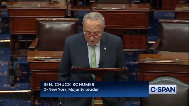 CSPAN On Twitter SenSchumer For The Information Of The Senate 