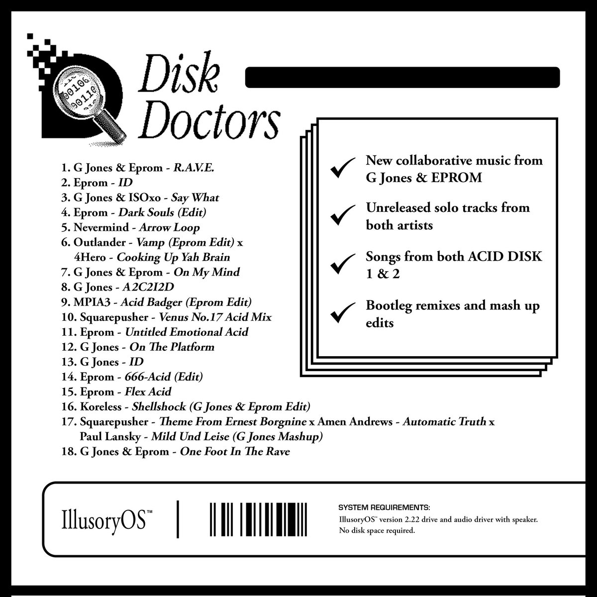 G Jones &amp; Eprom present...
DISK DOCTORS

linktr.ee/diskdoctors htt