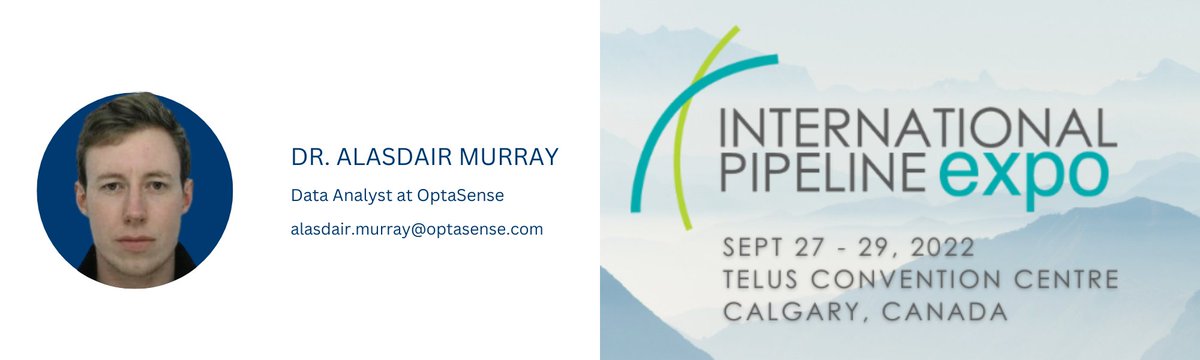 ATTN International Pipeline Expo Attendees: We hope you were able to catch Dr. Alasdair Murray's presentation on 'Rapid Leak Detection on a Slurry Pipeline with DFOS' at 10:30 a.m. CT today. 

Questions? Stop by booth #925 before the end of the expo today at 4 p.m. CT.
