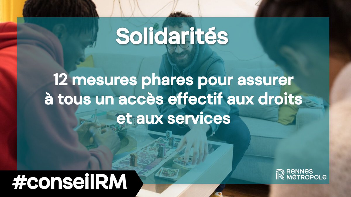 Le conseil de #Rennes Métropole vient d'adopter à l'unanimité sa stratégie métropolitaine des #solidarités. En complément de l'action des communes, la Métropole apporte son soutien aux publics et aux territoires les plus fragiles.
➕d'infos sur #IciRennes
metropole.rennes.fr/solidarites-re…