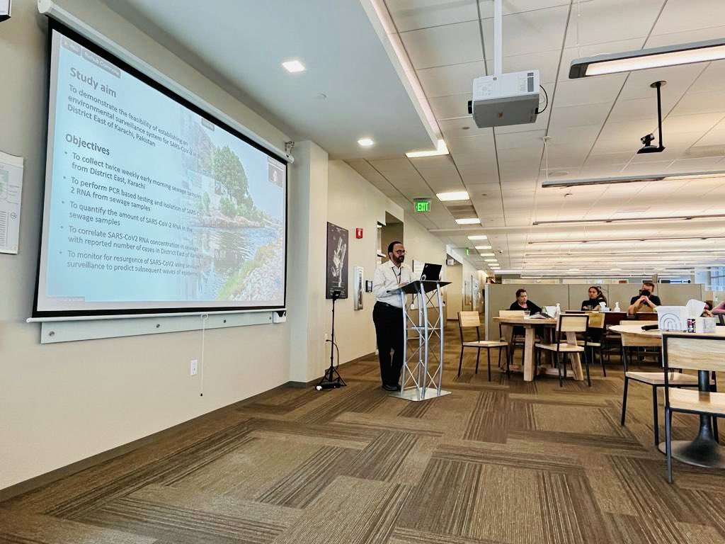 So very proud of this <a href="/AKUGlobal/">Aga Khan University</a> delegation to the <a href="/czbiohub/">Chan Zuckerberg Biohub Network</a> and grateful for the opportunity to share the results of our wonderful collaboration and our baby steps to establish sequencing and #Bioinformatics in #Pakistan This was a two week visit by invitation to #SanFrancisco