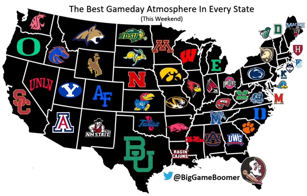 The Best Gameday Atmosphere In Every State This Weekend