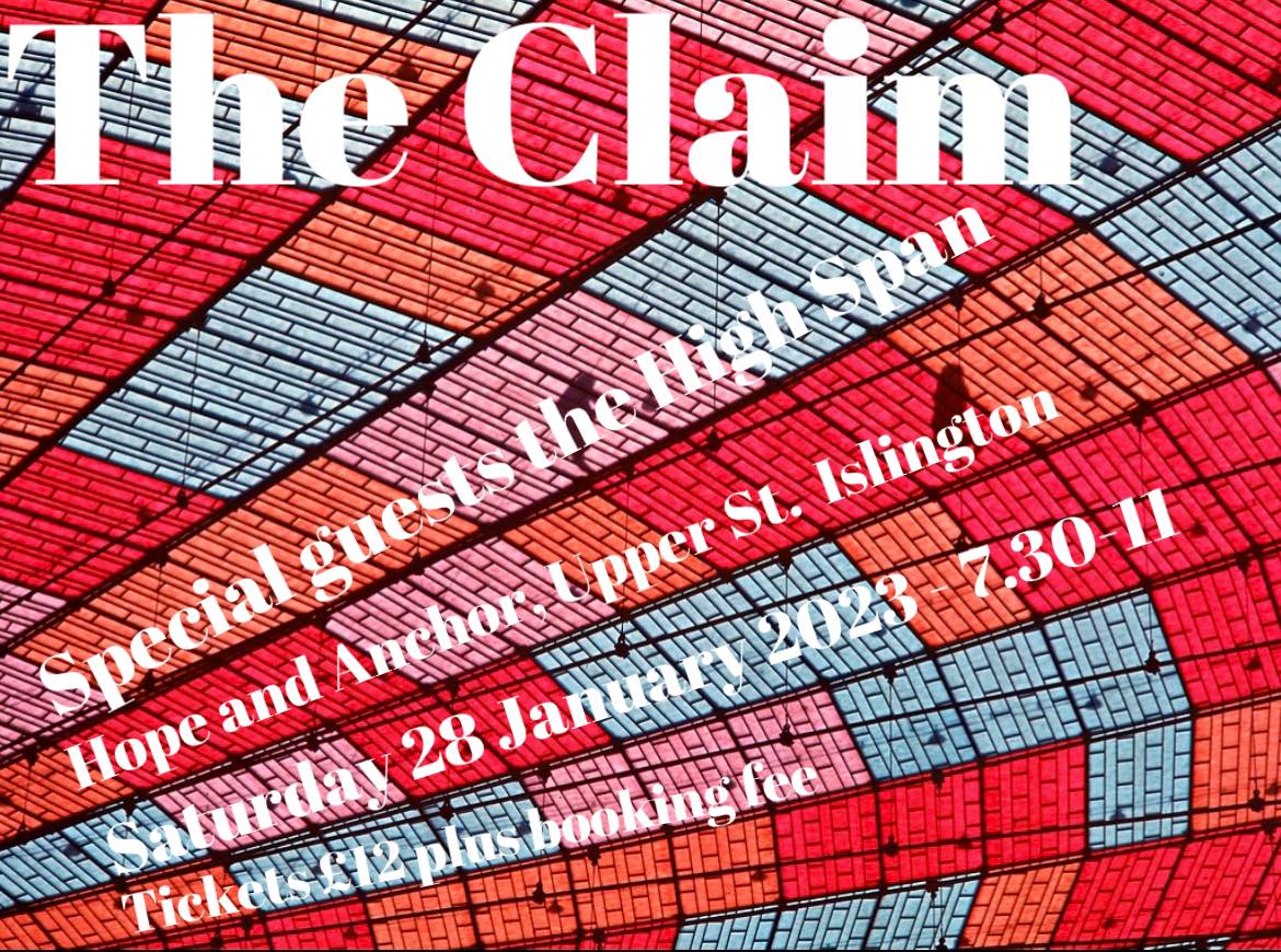 Hope you can make it along. New songs and old. Ticket link in chat below