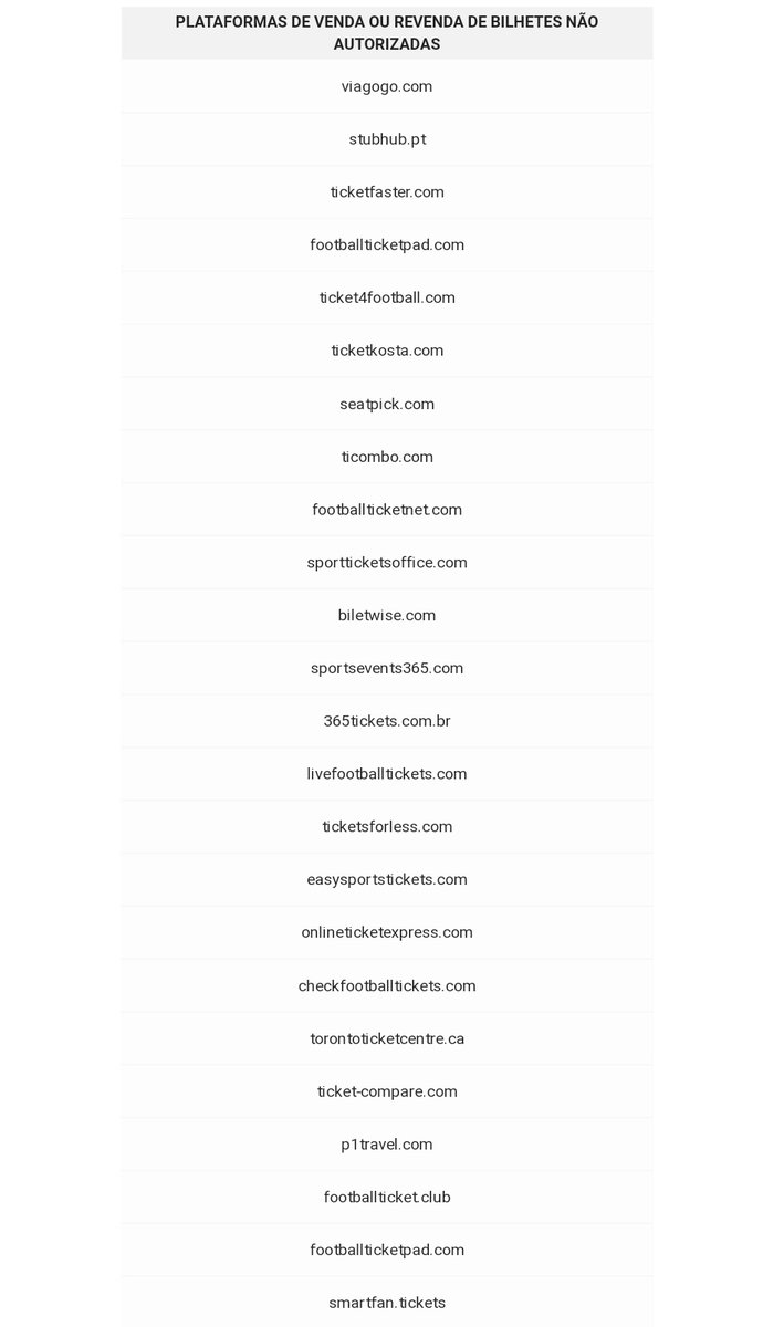 🚨 NÃO COMPREM BILHETES SEM SER ATRAVÉS DO BENFICA.

ONLY BUY TICKETS THROUGH THE OFFICIAL BENFICA CHANNELS. 🚨