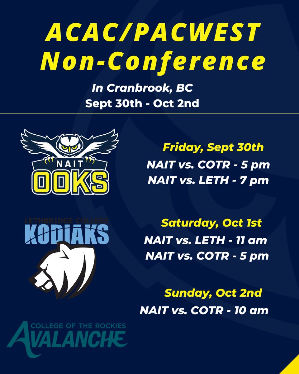 NAIT OOKS Men’s Volleyball tweet media