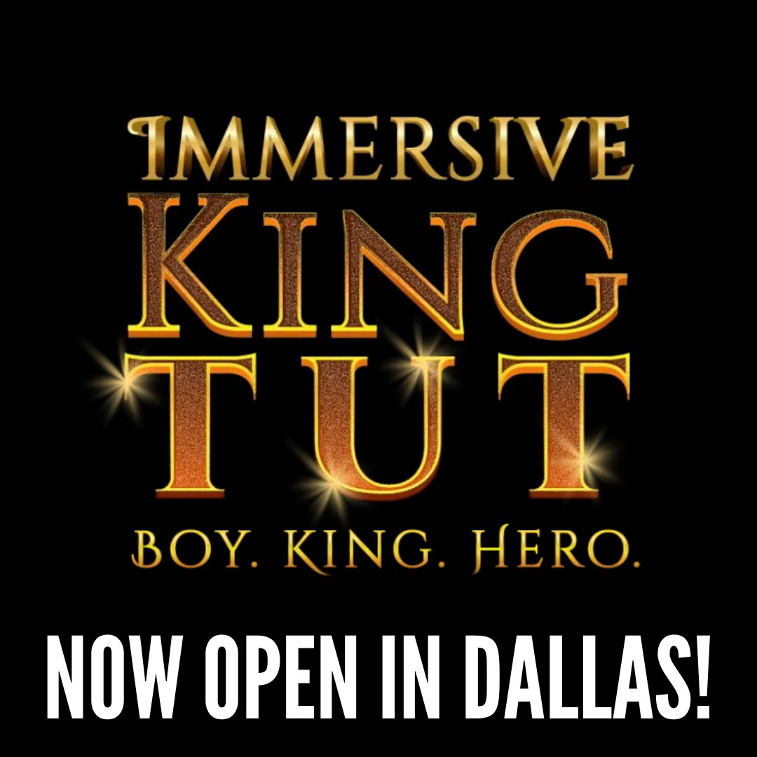 vangoghdallas's tweet photo. Immersive King Tut is now open in Dallas! 👑☀️🐍 Traverse the afterlife of the Ancient Egypt right here in Dallas! Follow legendary Pharaoh Tutankhamun as his soul takes the perilous voyage through the underworld! 

🎟️ https://t.co/b8122dvpAT https://t.co/m3KZIGYKho