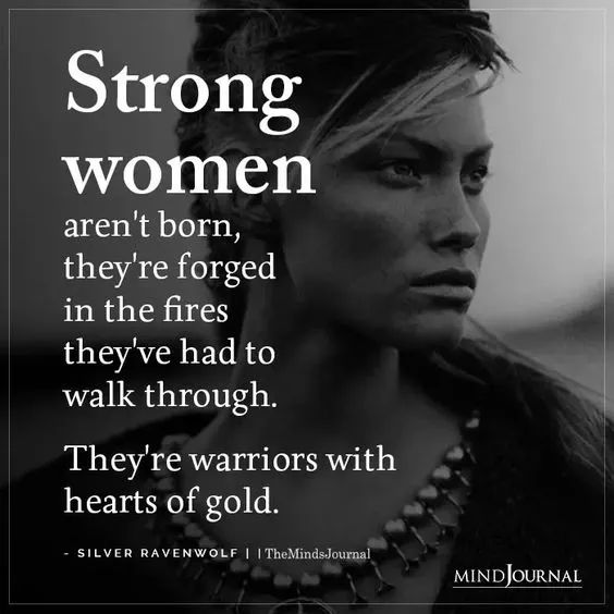 I love this! ❤️ #strong #women, #men,  and all in between, are forged from #surviving #trauma and hardship. For all who are going through it - hang in there and know we are diamonds 💎 in the making ❤ love you all.