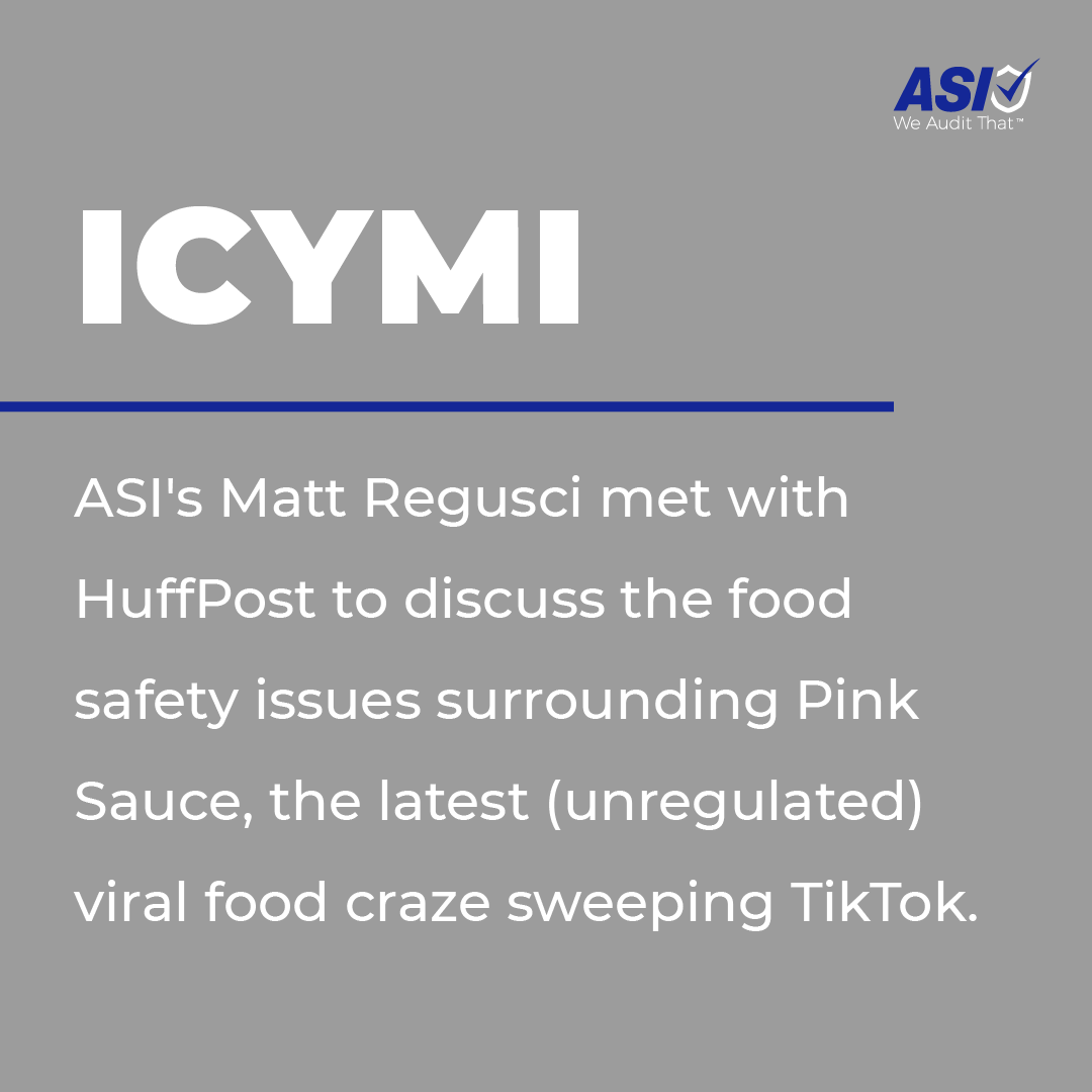 asifood's tweet photo. ASI Director of Growth and PR, Matt Regusci was recently featured on @HuffPost where he discussed the latest TikTok food craze "pink sauce" and the safety threats it poses on the popular platform's young consumers.

Read more about the mysterious sauce: https://t.co/gBIj57z4s3 https://t.co/0aU770PNZQ