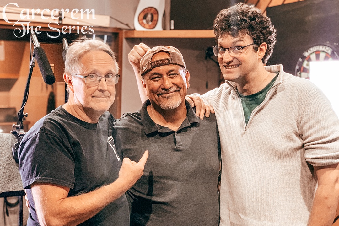 #TBT to Rubin Garfias, who plays Ora's father, In studio and looking SOOOO happy that his session is finally over. It was a good day!

#digitalstorytelling #artsandentertainment #audiofile #3daudio #podcasters #castbox #itunespodcast #podcasthq #fantasyauthor #darkfantasy