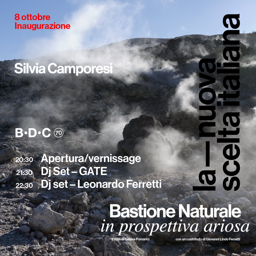 “Certo le circostanze non sono favorevoli, e quando mai?”
Così cantava Giovanni Lindo Ferretti in “Cronaca Montana”, il pezzo che ha ispirato la mostra “Bastione Naturale in prospettiva ariosa” di Silvia Camporesi

Sabato 8 inauguriamo, qua sotto tutte le info