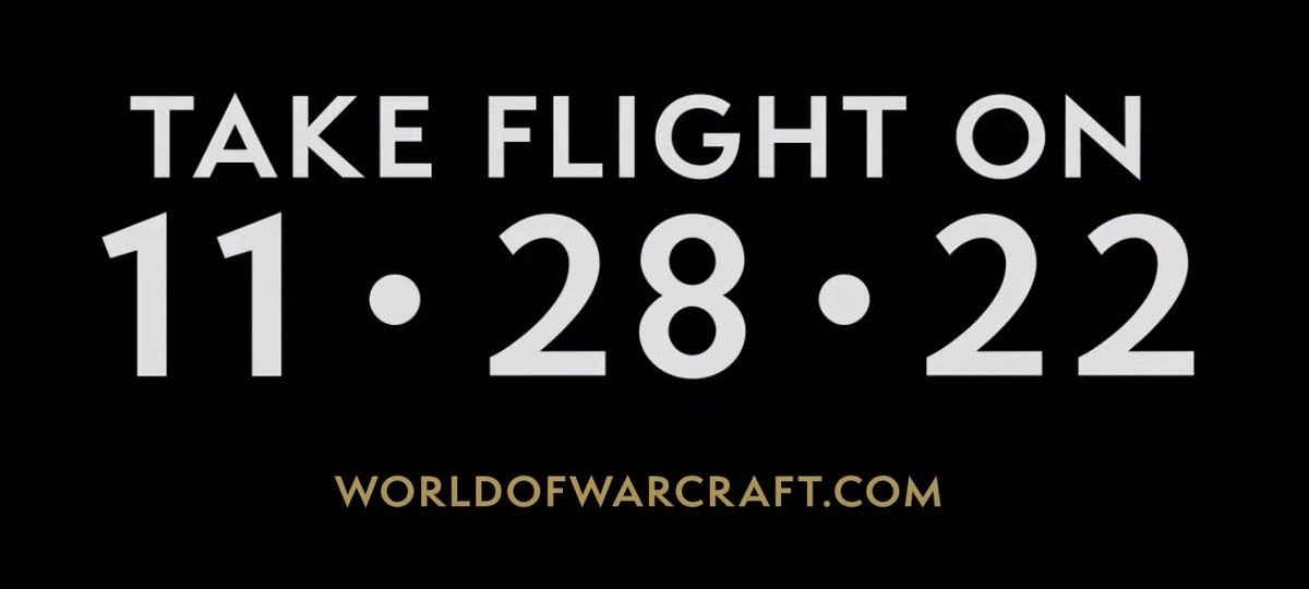World of Warcraft: Dragonflight will be launching on November 28th!

#Dragonflight #Warcraft

wowhead.com/news/world-of-…