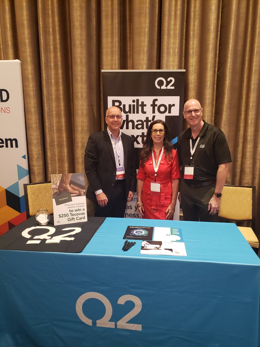 Q2_Software's tweet photo. It's been a great second day at the #PaymentsFirst Solutions Payments Conference! 

If you haven't already, come see us to learn more about #Q2Catalyst! https://t.co/10TkvF18Cy