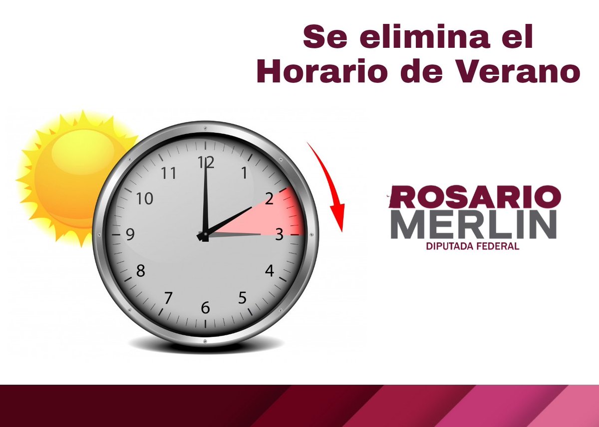 El día de hoy votamos para eliminar el Horario de Verano