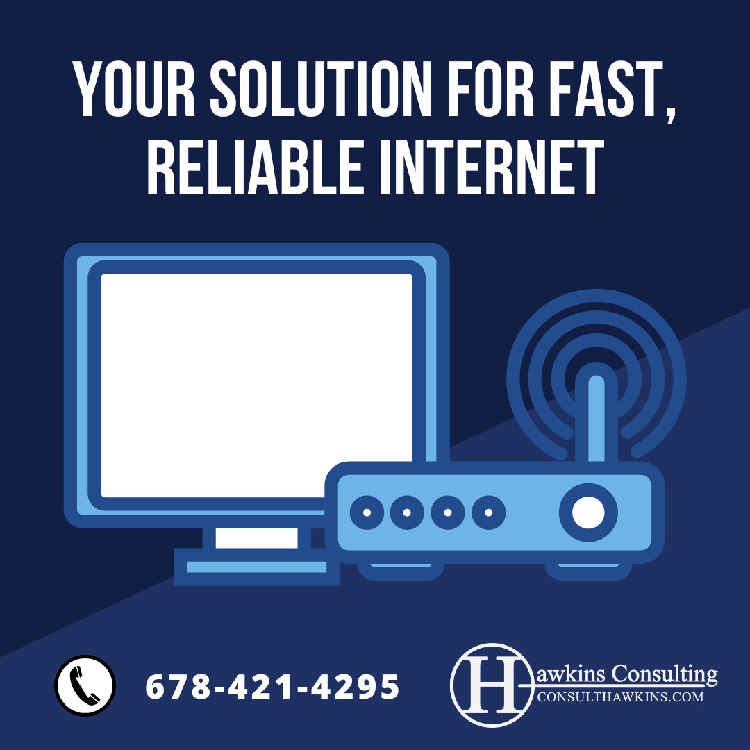 consulthawkins's tweet photo. Does your business need fast and reliable internet? Our team excels at both wired and wireless networking to take your business's internet to the next level.

Call us today at 678-421-4295 for a free consultation. https://t.co/LLfltHlqBJ