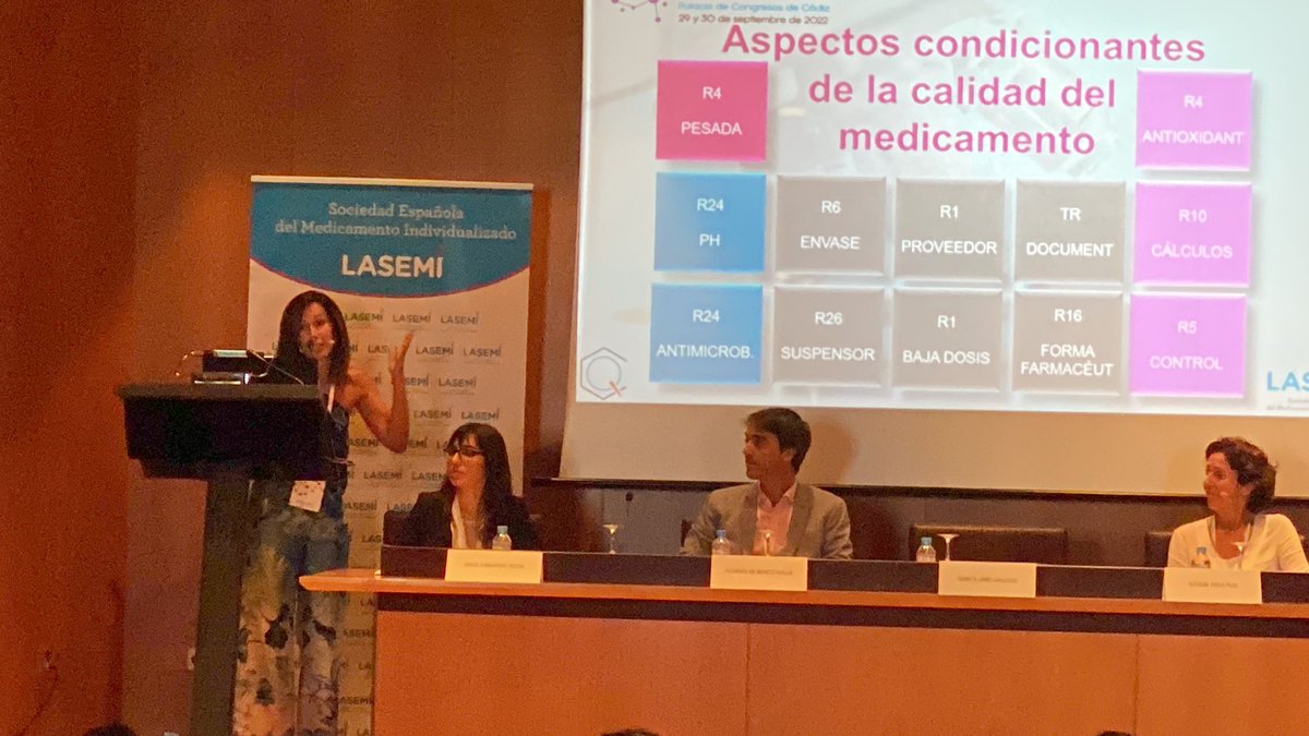 <a href="/uriel_marta/">Marta Uriel</a> de <a href="/FarmaciaUSJ/">Farmacia_USJ</a> responsable del  #PACMI nos habla 
de aspectos condicionantes de la formulación de medicamentos detectados mediante análisis de 26 estudios intercomparativos hechos en el #pacmi Aspectos condicionantes y ejemplos pacmi.usj.es