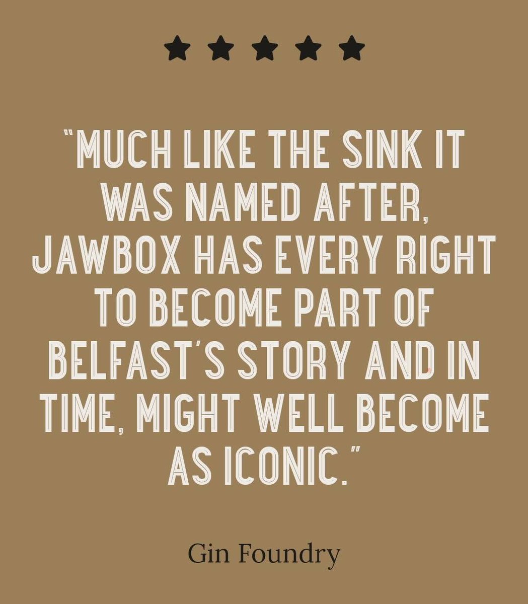 JawboxGerry's tweet photo. @newbelfast @JawboxGin @Michael_Cusick @PatBurkeNY Was an absolute pleasure to share the story of @JawboxGin with our @BelfastHome guests.
#BelfastStories is going to be a very exciting project. https://t.co/U3R4sPa9yO