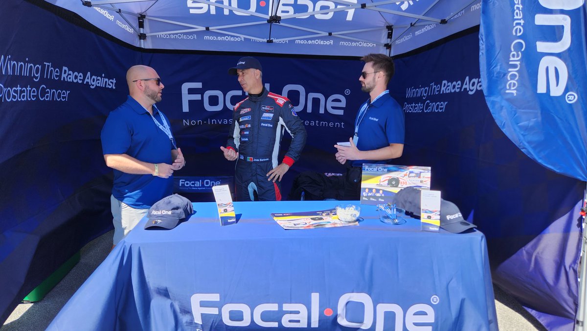 SeanCreechMS's tweet photo. .@barbosaracing at the @FocalOneHIFU booth in the @RoadAtlanta Fan Village now!
#IMSA I #PetitLeMans https://t.co/AIT1KVgZlj