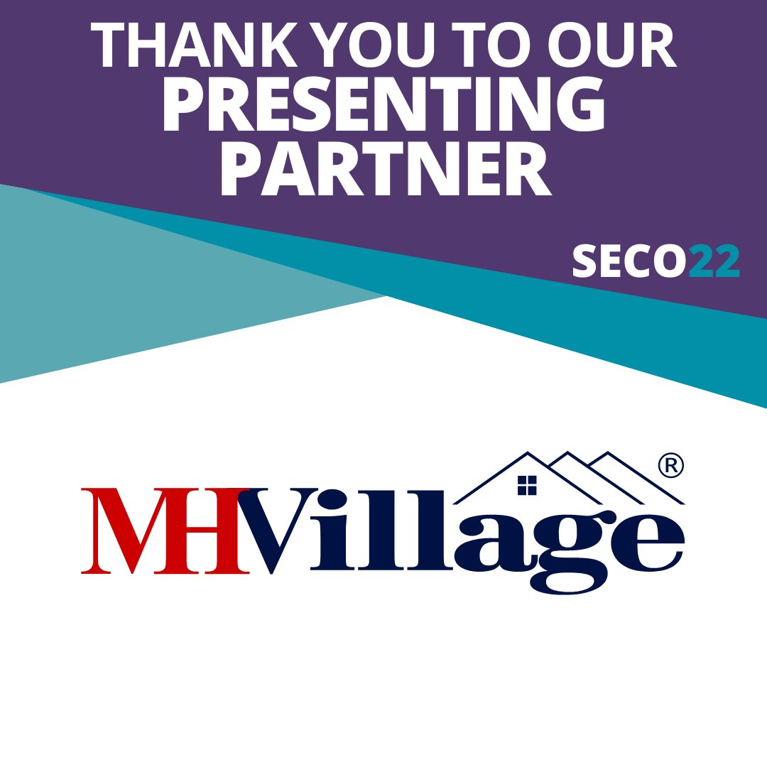 SecoConference's tweet image. SECO22 would like to thank MHVillage, the nation’s leading platform for buying, selling, and renting manufactured homes, for being our presenting partner!

#SECO #SECO22 #MHProfessional #MHIndustry #MHVillage