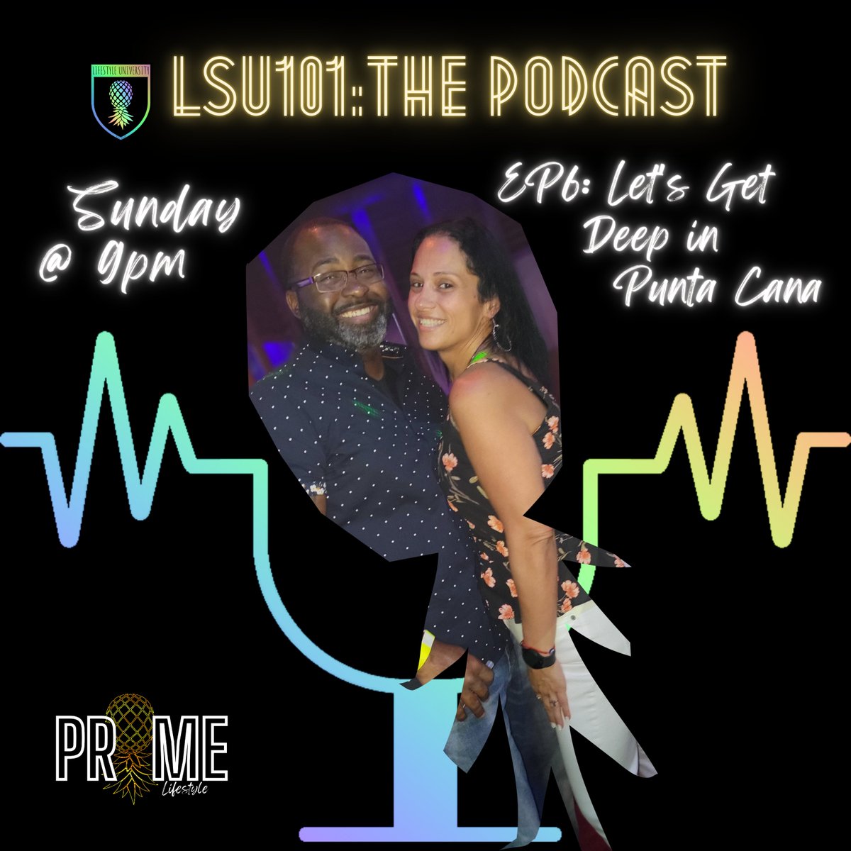 Pr1meLifestyle's tweet photo. Let's Get Deep with Ray &amp; Cookie in Punta Cana! Special guests are Yeni, Sabrina &amp; Orlando. We are in the hot seat during this live Q &amp; A session https://t.co/ZYEnEKvWNe

#PrimeLifestyle #lsu101 #podcast #alternativelifestyle #lifestyle #itsamindset #puntacana #letsgetdeep https://t.co/s0VgyB7PDB
