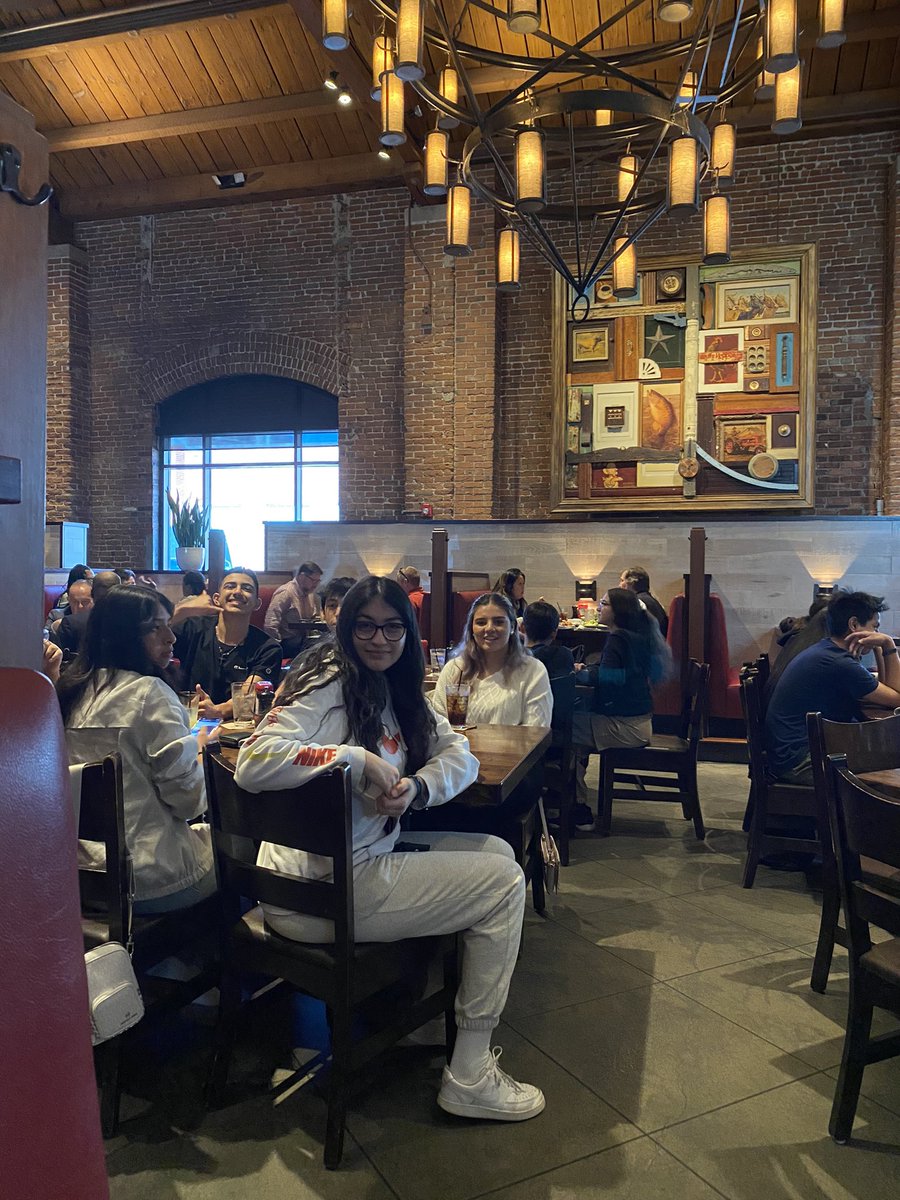 Olathe South’s Hispanic Leadership Club went to the MAYA exhibit and ate BBQ. We had the best time!! 💛💙 <a href="/OlatheSouthHS/">Olathe South HS</a> <a href="/OlatheWl/">Olathe WL</a> <a href="/olatheschools/">Olathe Public Schools</a>