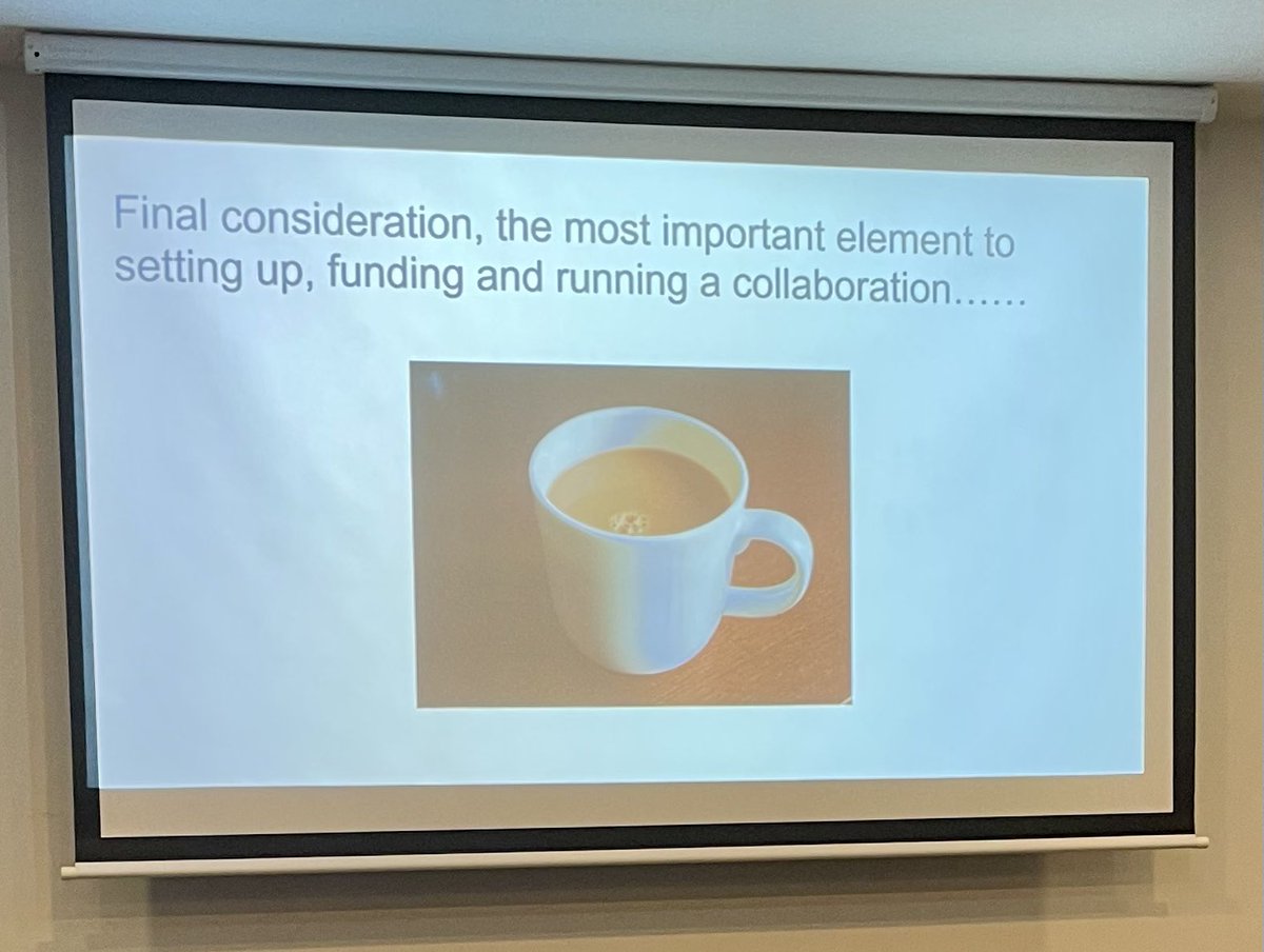 Tell me you’re at a conference in England without telling me you’re at a conference in England… 😁