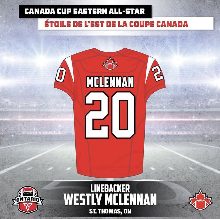 Blessed to be named an Eastern All-Star! @FootballCanada @FootballOntario @_jt_tsui