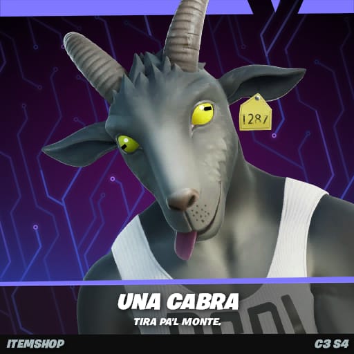CLvalenzuelaT's tweet photo. La colaboración con goat simulator 3 traerá la skin a Fortnite.
Recuerda poner en tienda el código: vikingo y así me estaras apoyando.
#Fortnite #EpicPartner #FortniteParadise #FortniteSeason4 https://t.co/dyRgKKE6o8