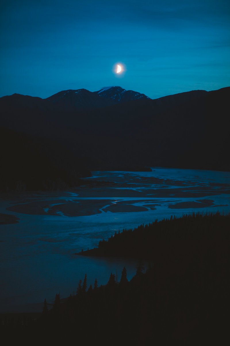 Four photographs I captured during blue hour