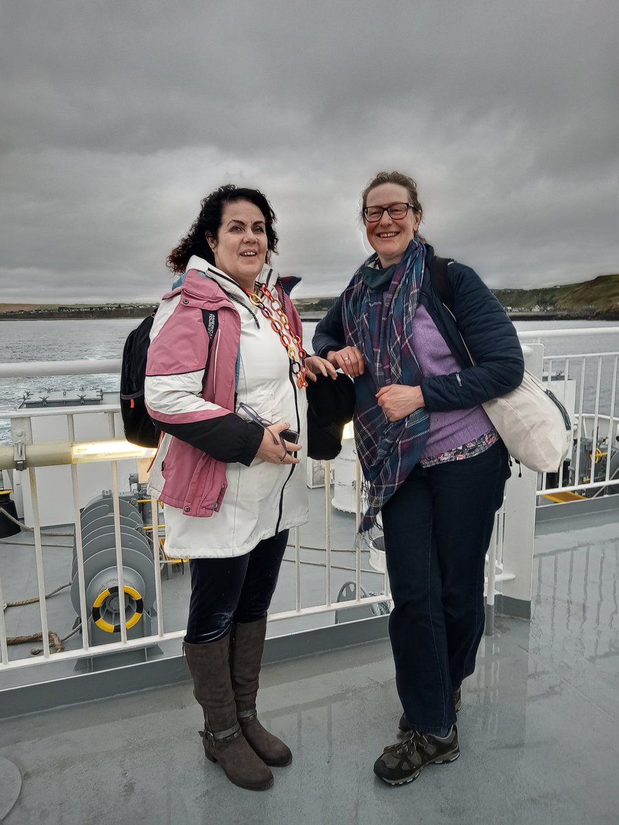 We're in #Orkney Showing @Addapiano around and meeting @GemmaMcGregor4 before tomorrow's concert for Orkney Norway Friendship Association Stromness TH 7:30pm @newmusscotland @bbcorkney @The_Orcadian @OrkneyArts
