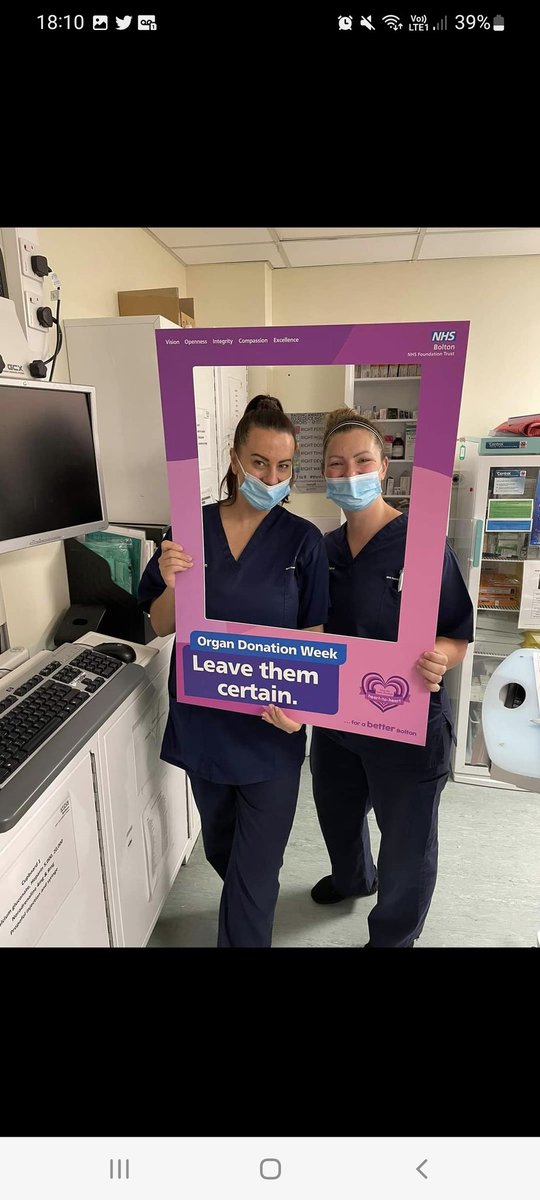 Critical care celebrating organ donation week